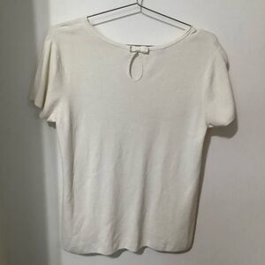 TALBOTS: Cream Women's Top